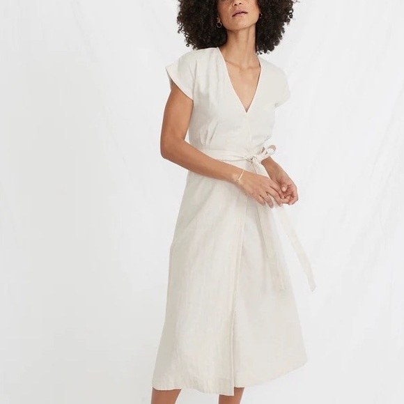 Marine Layer Wrap Dress - Picture 1 of 4